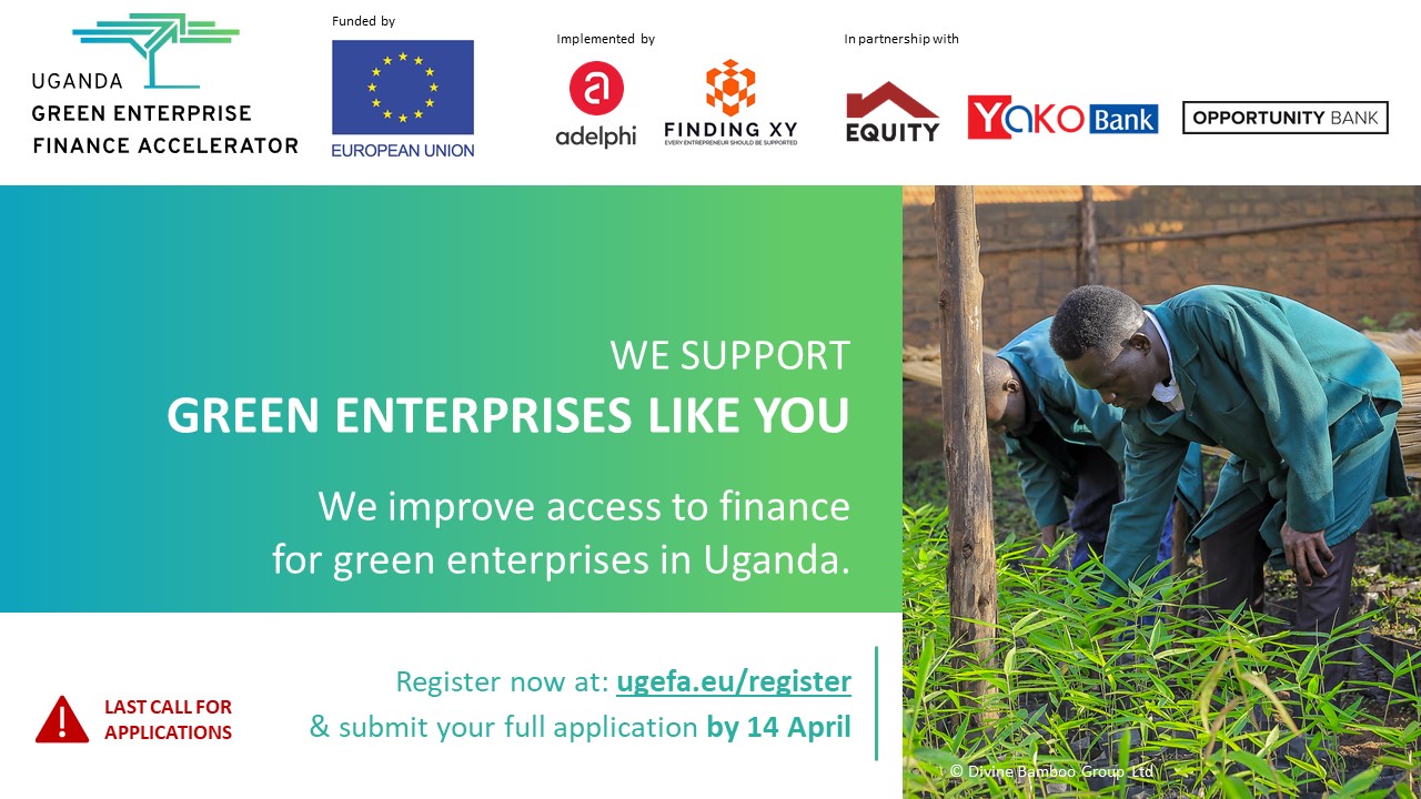 Green businesses given last chance to grow and transform economy with EU-funded accelerator, UGEFA